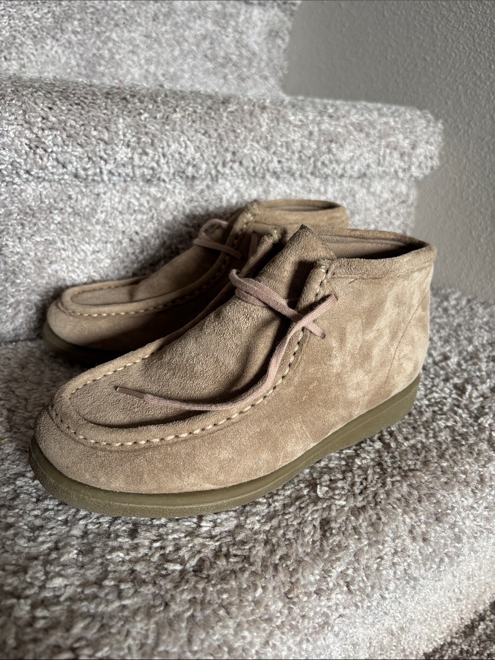 Hush Puppies Men's Light Brown Suede Chukka Boots
